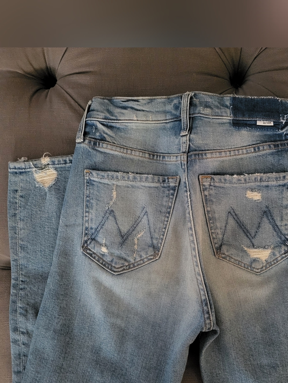 Mother Superior The Tomcat The Confession Crop Jeans - Picture 4 of 16